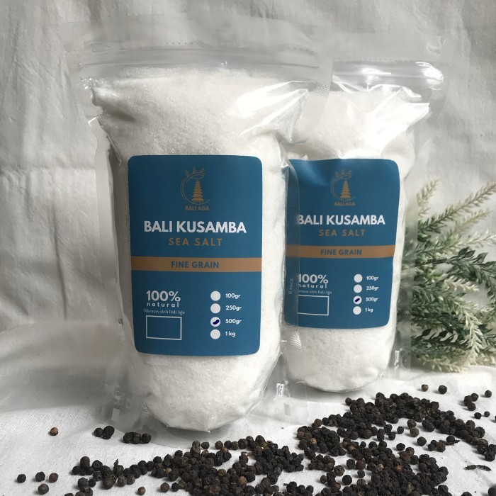 

Garam Bali Kusamba / Kusamba Natural Sea Salt 1Kg - Adelineez