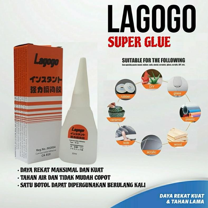 

We69 Promo Lem Korea Lagogo 1 Box isi 50 Pcs(harga grosir 1 box)|| Lem Korea LAGOGO 1 box || LEM KOREA LAGOGO Sale