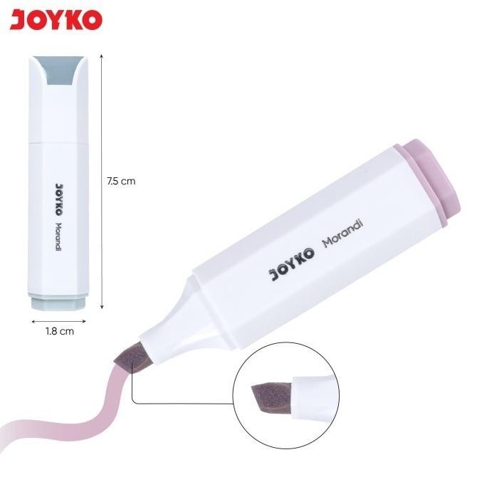 

fgk-45 Penanda Berwarna Highlighter Joyko HL-87A & 87B 6 Warna Morandi Terlaris
