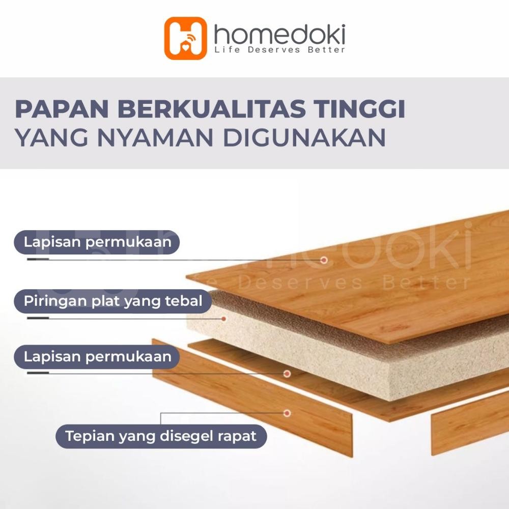 Homedoki Rak Dapur Minimalis / Rak Microwave / Rak Serbaguna Minimalis / Rak Bumbu Dapur