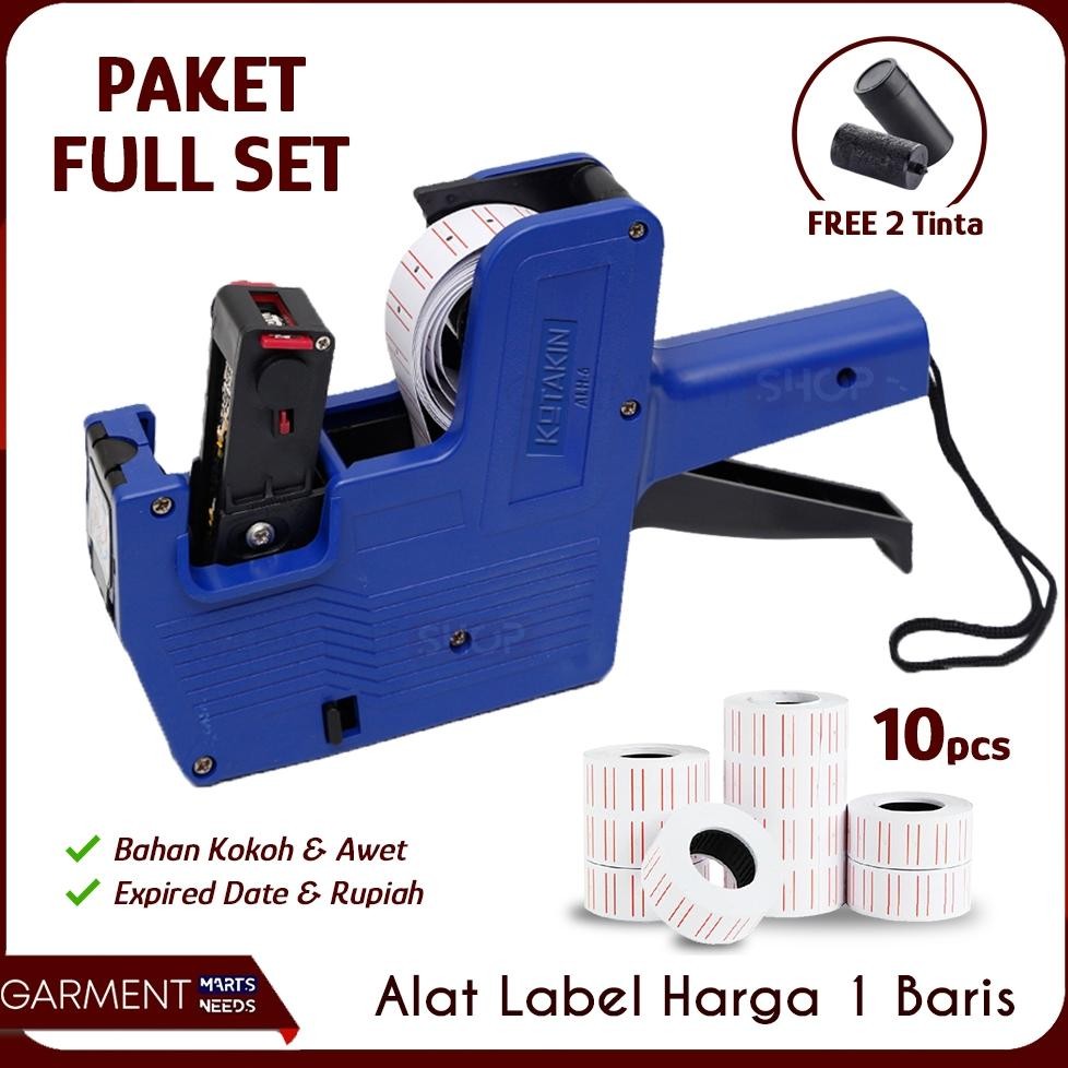 

gjk-25 Alat Label Harga Expired Date Snack Kerupuk Price Label 8 digit MX 5500 Berkualitas