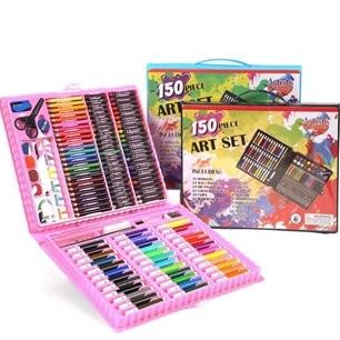 

DWL-49 BAS Art Full Set 150Pcs Krayon Mewarnai Anak Pensil Warna Crayon Perlengkapan Mewarnai Lukis Sale