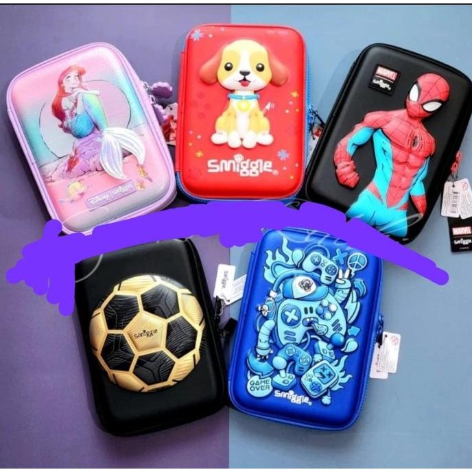 

KOTAK PENSIL TEMPAT PENSIL ORIGINAL SMIGGLE 3D HARDCASE EVA WATERPOOF BS