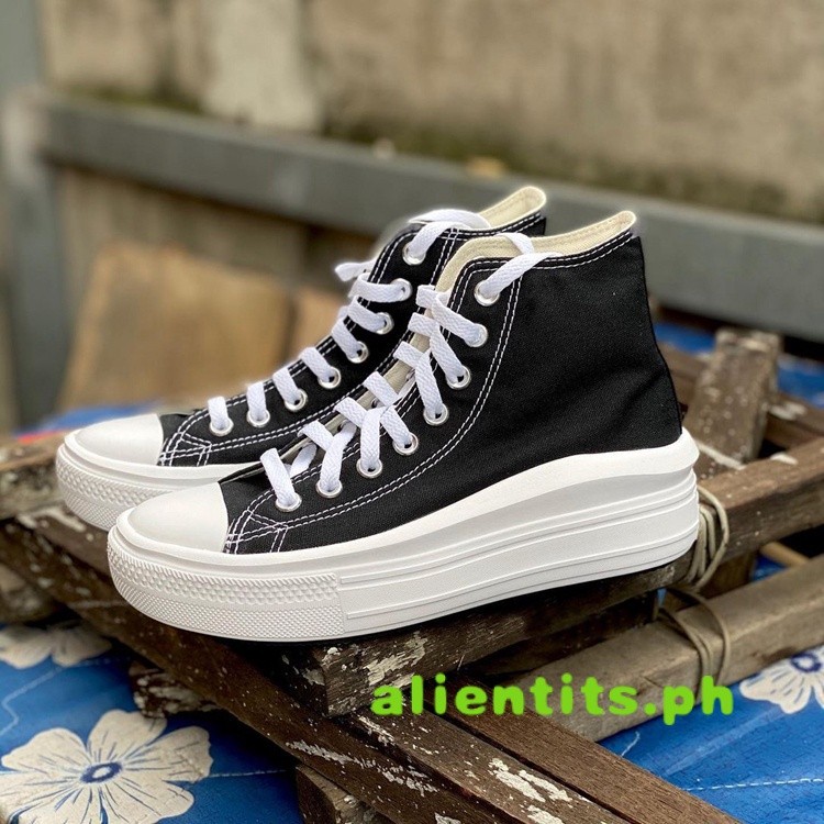 

COD Converse All Star Move Muffin Tebal Bawah Tinggi Atas Sepatu Papan Wanita Kanvas Hitam Putih 9 |4B3789EA|