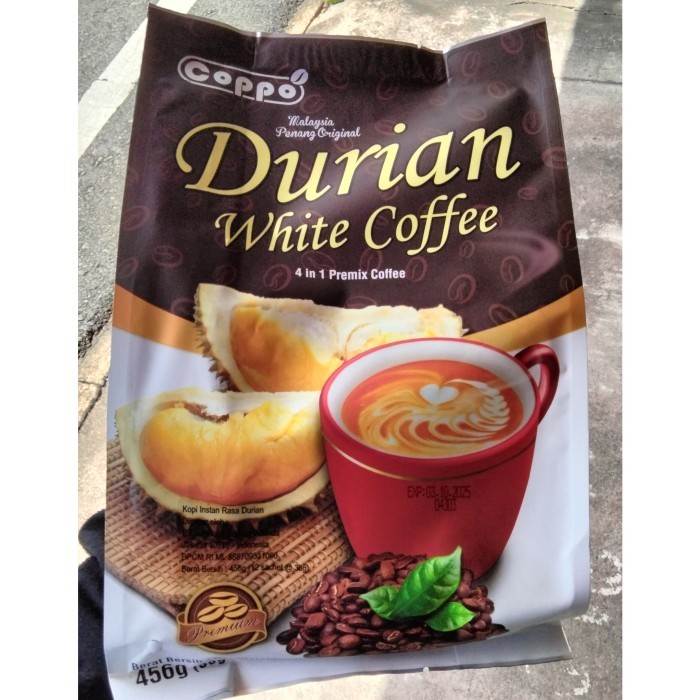 

Durian White Coffee / Kopi Instan Rasa Durian / Kopi Malaysia