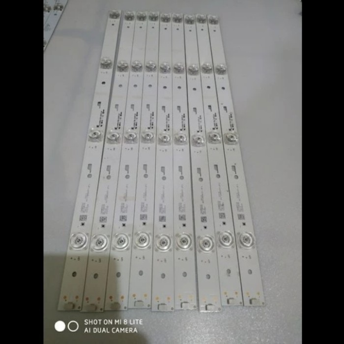 1 SET BACKLIGHT BL TV LED PANASONIC 49 INCH MODEL TH-49EX400G TH49EX400G LAMPU PANASONIC TH 49EX400G