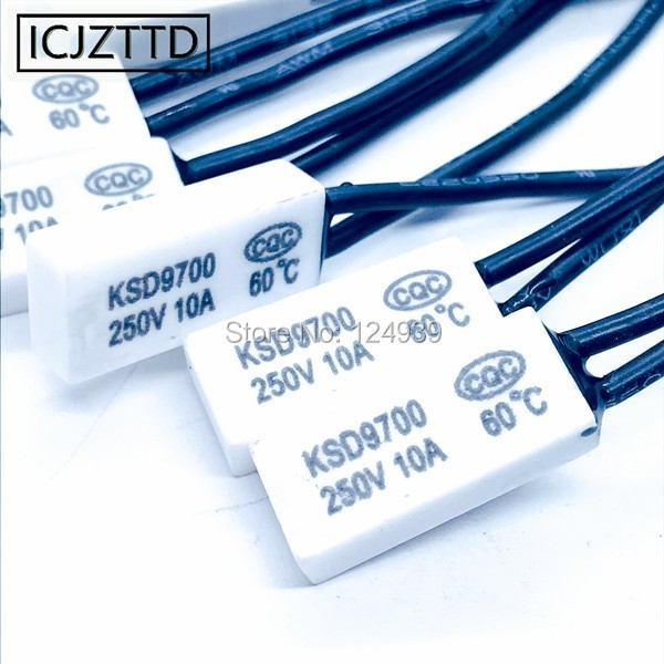 KSD9700 Thermostat 10A 250V Ceramic Temperature Thermal IbrA