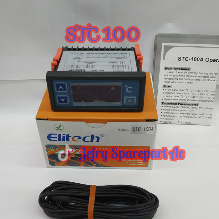 THERMOSTAT STC100 CONTROLLER SUHU ELITECH