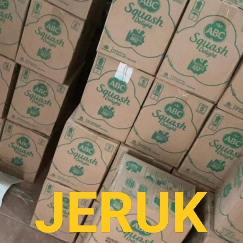 

Sirup Abc Squash Jeruk Isi 12Pcs x 460Ml Khusus Cargo Dan Reguler