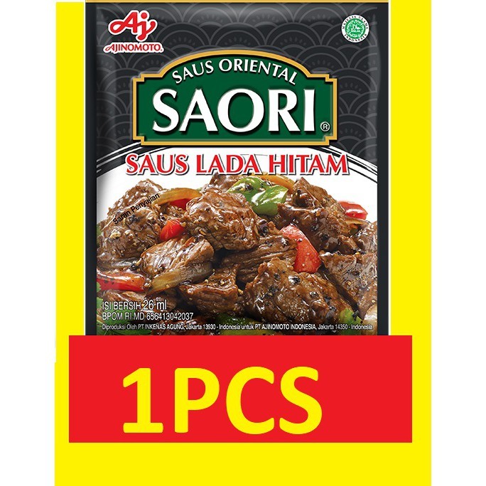 

Saus Lada Hitam Saori Sachet (1PCS)