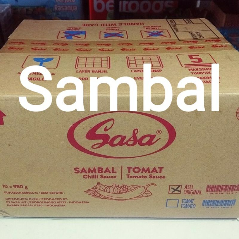 

Sambal Sasa 950gr Per dus (10 bungkus)