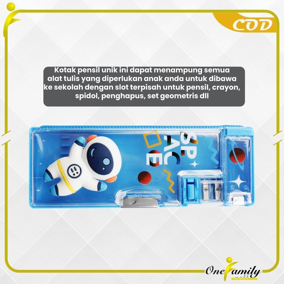 

VIRAL ONE-A59 Tempat Pensil Anak 3D Timbul Magnetic Multifungsi Alat Tulis Sekolah / Kotak Pensil Pencil Case Magnet Untuk Anak Tk san-152