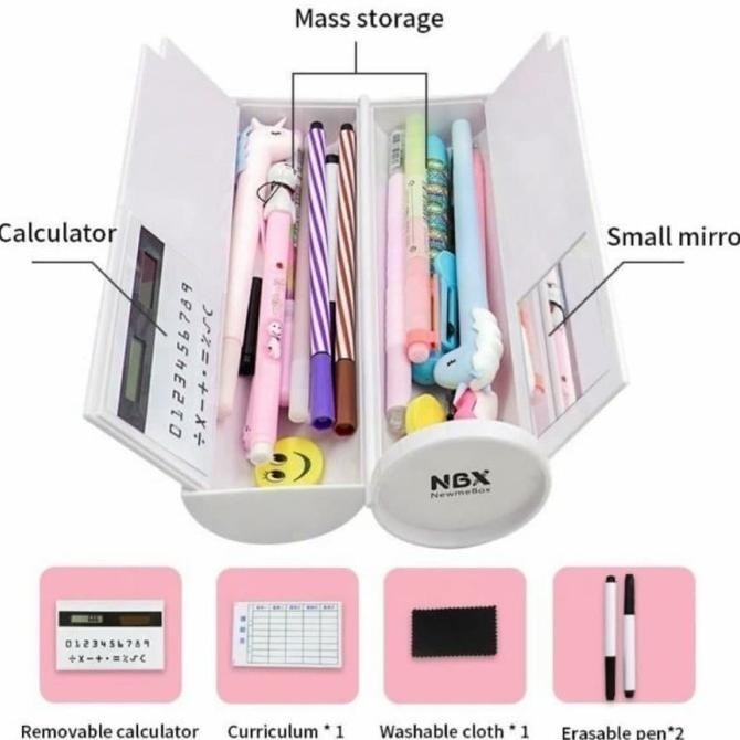 

VIRAL tempat pensil aesthetic korea magnet kalkulator holder calculat PREMIUM bi-13