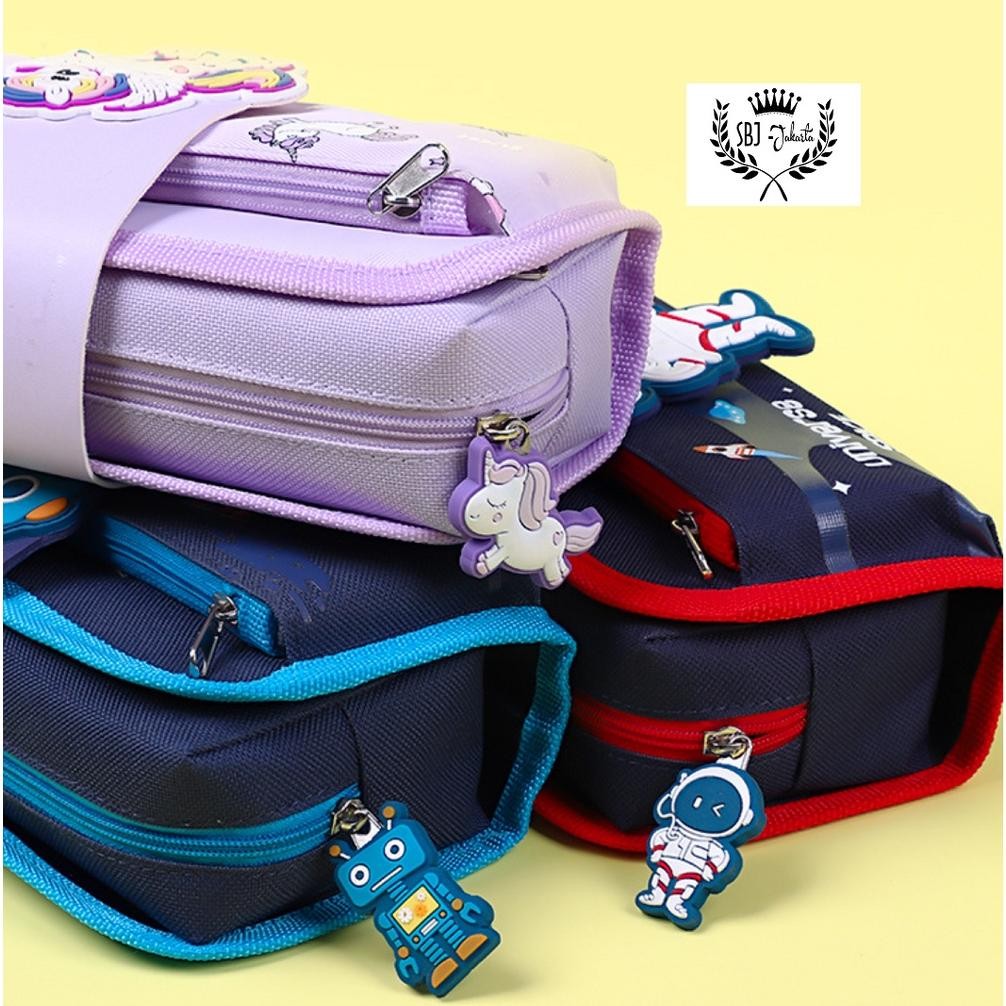 

TERMURAH Tempat pensil Kotak pensil softcase muat banyak Yome Premium uj-53