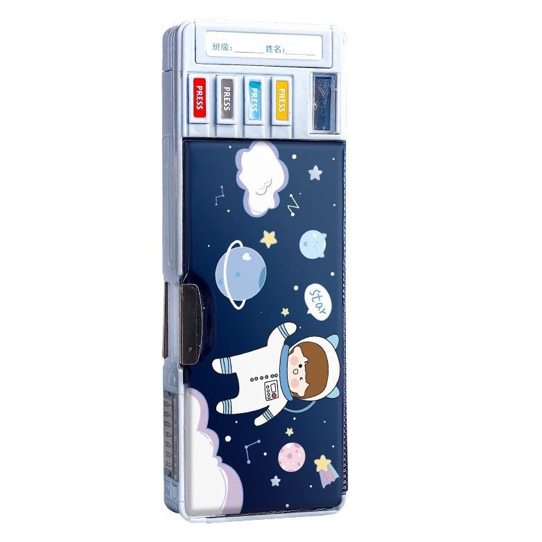 

BISA COD Kotak Pensil Multifungsi Motif Unicorn / Dinosaurus / Astronot Untuk Anak Lengkap Peruncing Gunting Isolasi Penghapus Penggaris gh-56