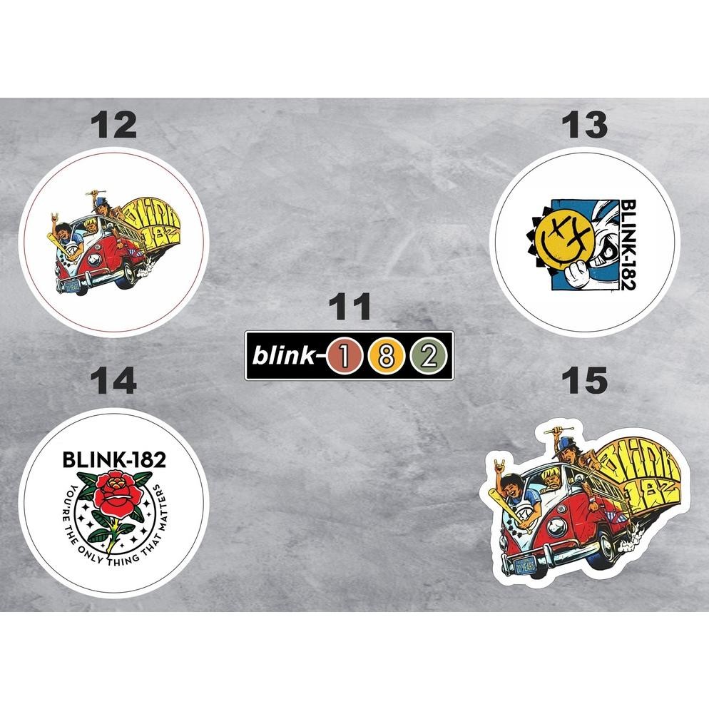 

STICKER PACK BAND - STIKER AESTHETIC - STICKER MOTOR - STIKER LAPTOP - VOL 6 - BLINK 182