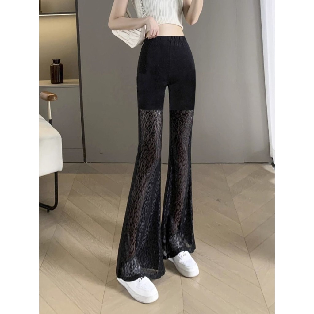 New Lace Stitching Pants Women/Fashion Imported Korean Style Baggy Pants
