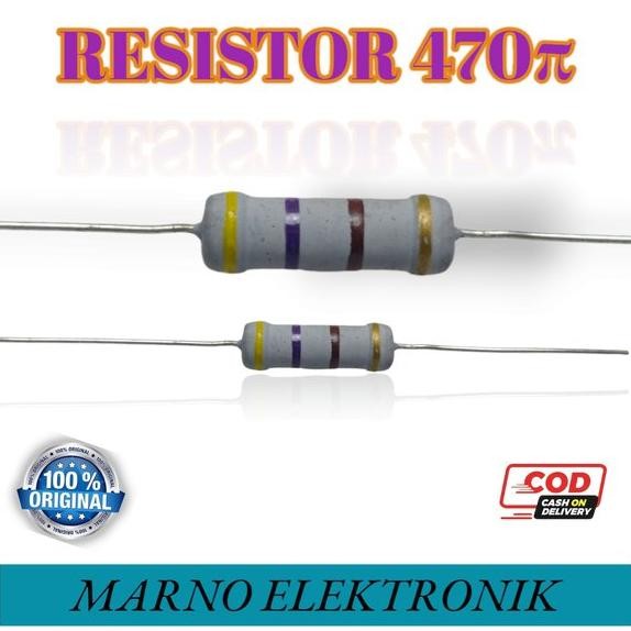 RESISTOR 2 WATT 5x 330OHM 390OHM 470OHM 560OHM 680OHM 820OHM 330 390 470 560 680 820 OHM ASLI ORIGIN