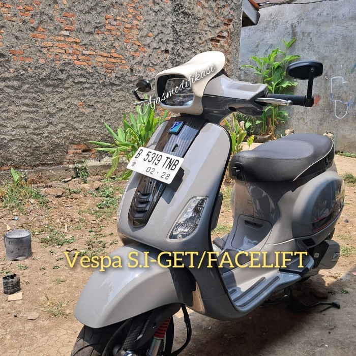 Berkualitas Cover Headlamp Style Vespa Sprint 150/125 , Vespa S I-Get Facelift