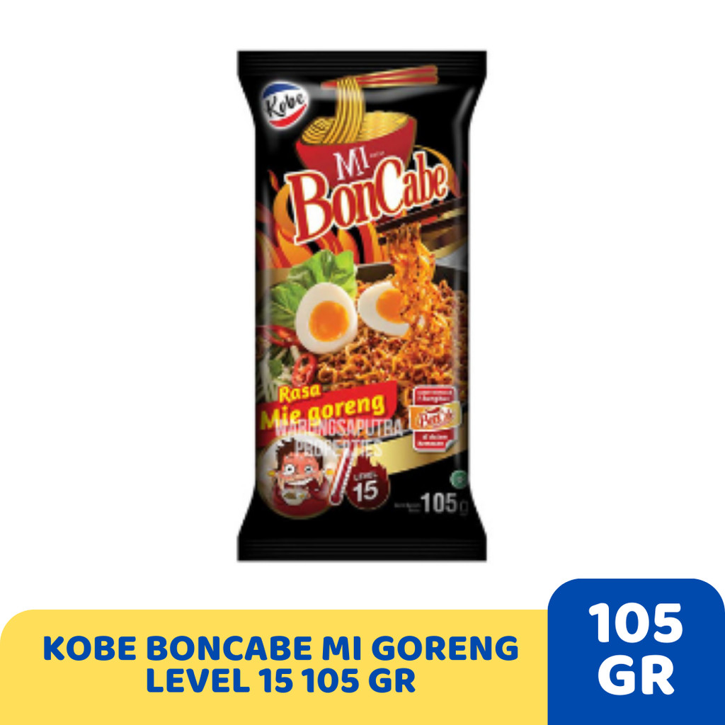 

KOBE BONCABE MI GORENG LEVEL 15 105 GR