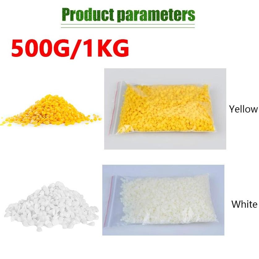 Cream & Wax Penghilang Bulu Rambut 500G/1KG Beeswax Pellets - Lilin Lebah Beewax Butiran - Bees Wax 