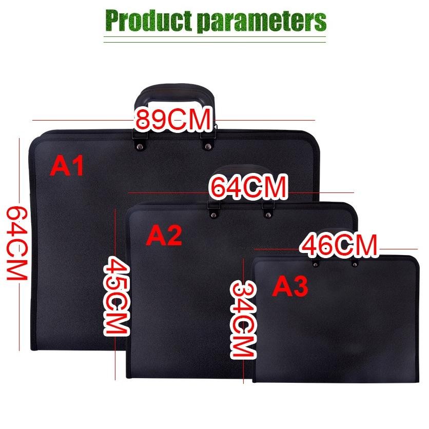

Folder, Organizer Kertas, & Aksesoris Art Bag / Drawing Bag A3 / Tas Gambar V-Tec / Tas Gambar A3