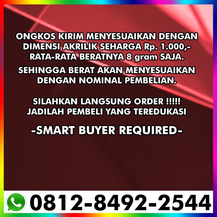 

Promo Acrylic/Akrilik Lembaran Potongan Custom Laser 5MM Keren