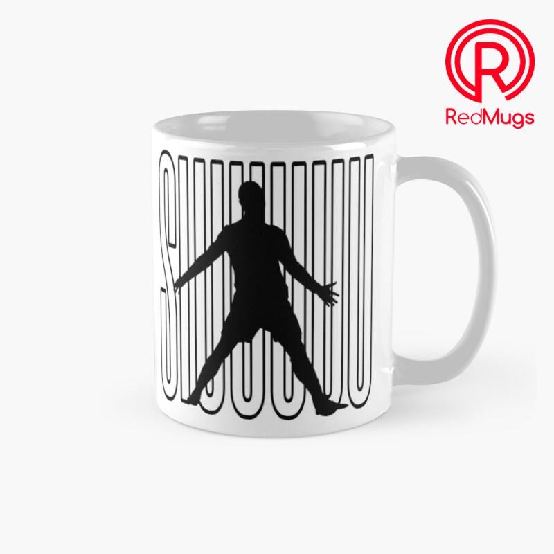 Mug Kopi Siuuu CR7, cristiano ronaldo funny  Classic Mug