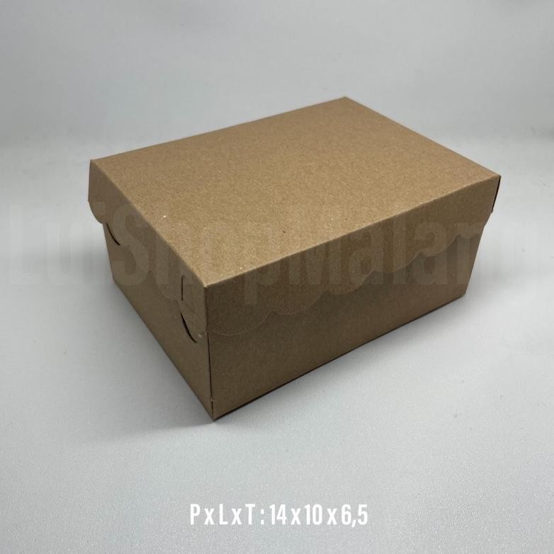 

DUS KUE 14cm x 10cm R3 MINI KRAFT 250gr Apa Kabar [NON LAMINASI] (AK)