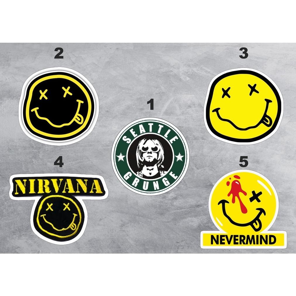 

STICKER PACK NIRVANA - STICKER BAND - STICKER AESTHETIC - STIKER LOGO - STICKER CASE - STICKER HP