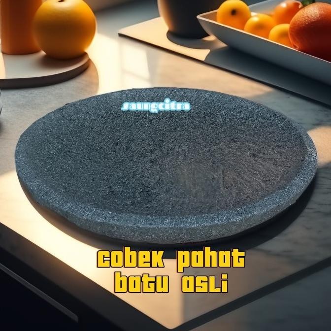 

cobek batu asli ukuran jumbo 40.cm DS10