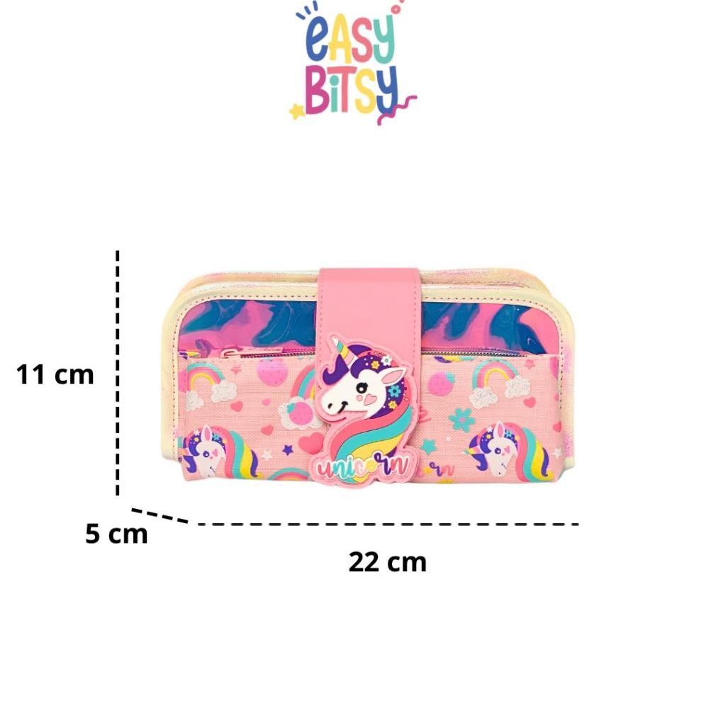

Re27 Easybitsy Tempat Pensil 3 Lipat Pensil Case Anak Perempuan TK-SD Unicorn, Mermaid - Woody Sale