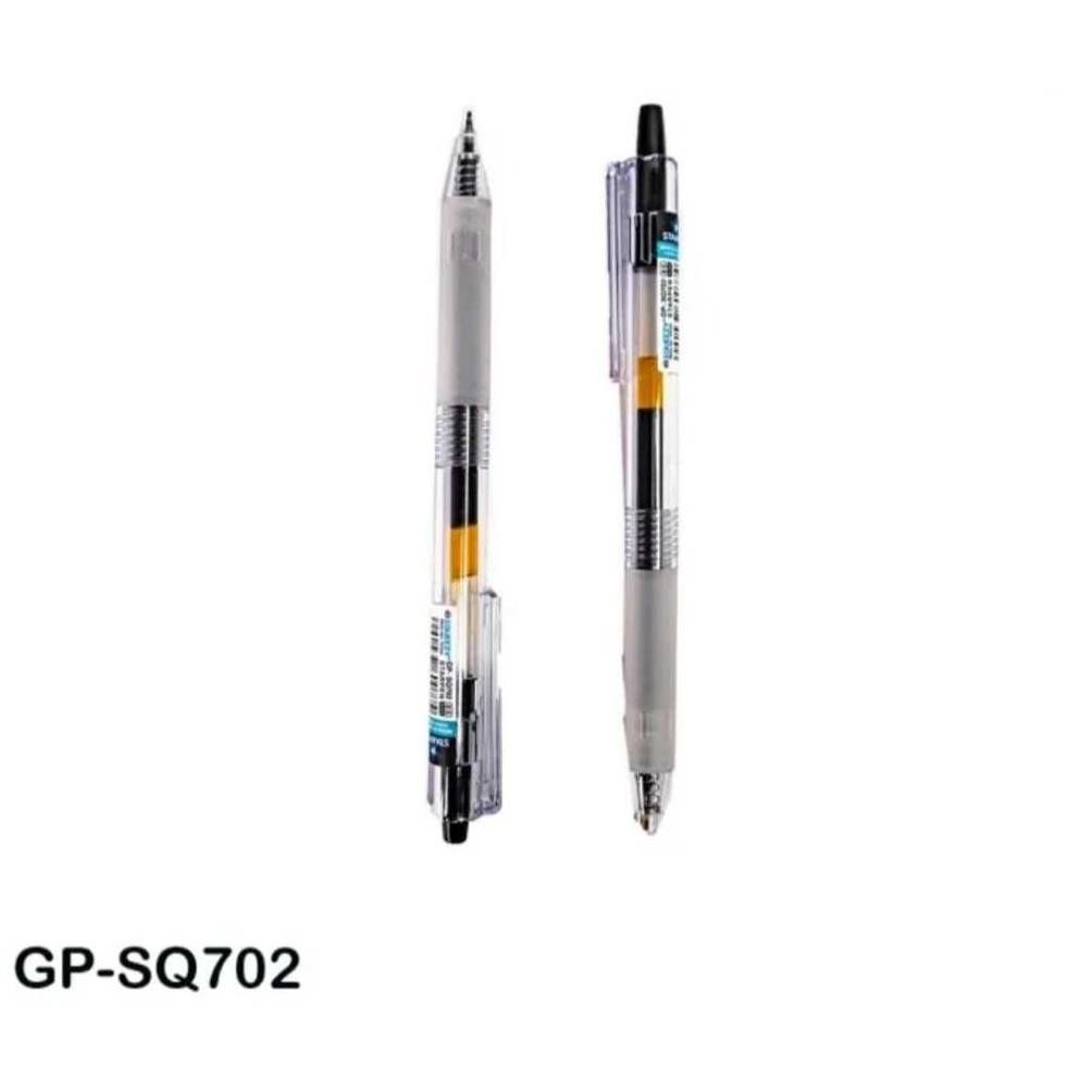 

we-12 Harga Grosir ( 1kotak / 12pcs ) Pulpen Gel Tekan SQUEEZY GP-SQ702 STARPEN 0.5mm Berkualitas