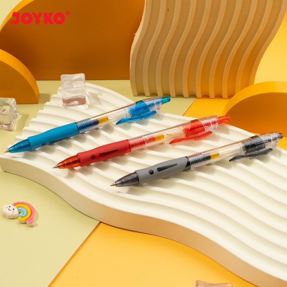 

fg-7 JOYKO GEL PEN QGEL GP-265 PENA PULPEN JOYKO CETEK HITAM BIRU MERAH GP265 REFILL PEN Q-GEL GP-265 [BOX] Terlaris