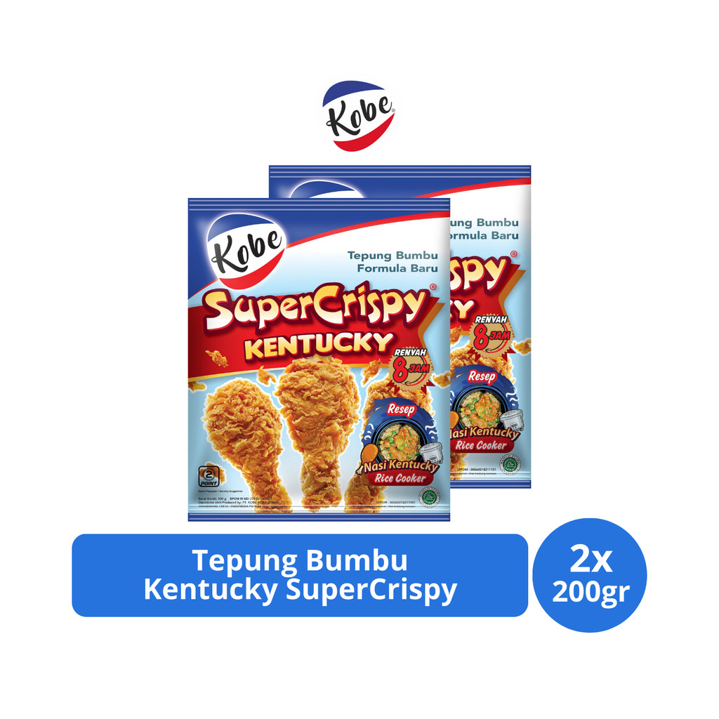 

Kobe Tepung Bumbu Kentucky SuperCrispy 200gr x 2 pcs
