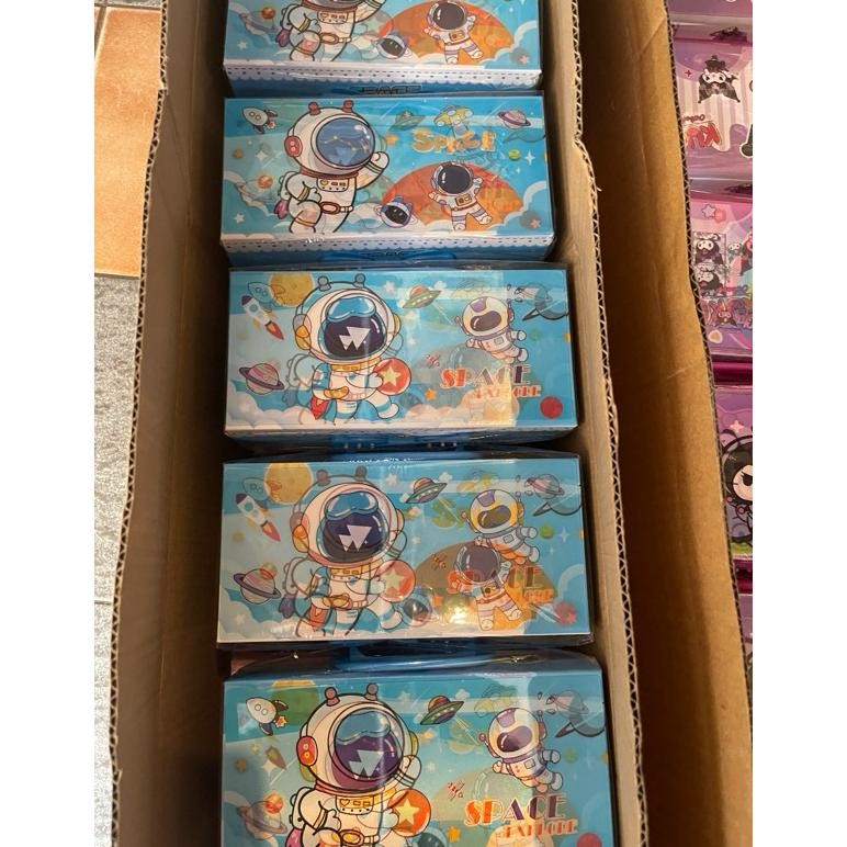 

tru-63 Tempat Pensil kode Susun 3D Hologram Tepak pensil Karakter Study set Alat tulis sekolah 3D Murah