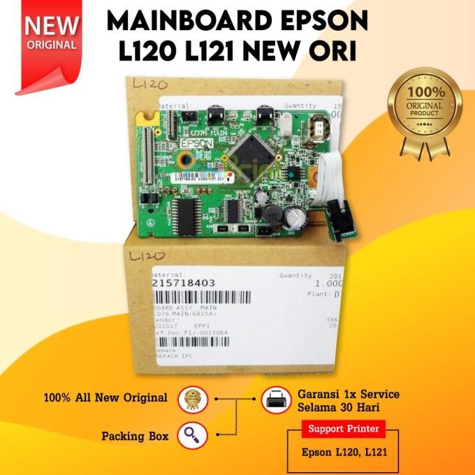 TERBARU - Mainboard Printer Epson L120 L121 Board Printer L-120 L-121 Motherboard Part Number Assy 2