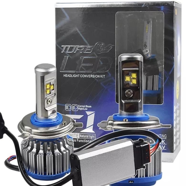 PROMO Lampu Led Mobil H4 H8 H9 H11 HB3 HB4 H1 Turbo Led Original