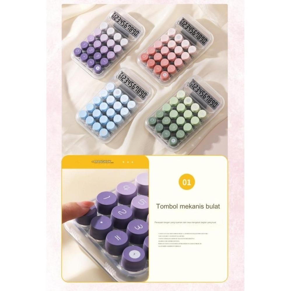 

yt- Kalkulator Warna Ombre Display Besar Korea Dopamin, Kalkulator Mekanik, Kalkulator Warna Manis Hemat