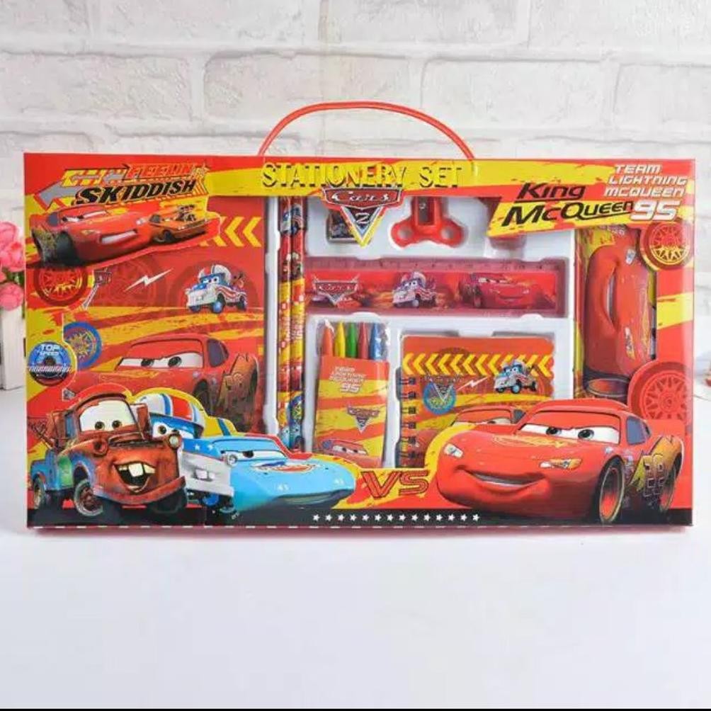 

jy-56 1 Set alat Tulis Karakter Doraemon / Alat tulis Cars / Alat tulis Ank Berkualitas