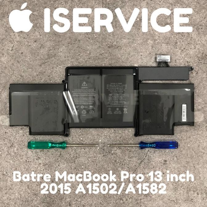 Baterai Original Macbook Pro 13 Inch A1502 A1582 2015