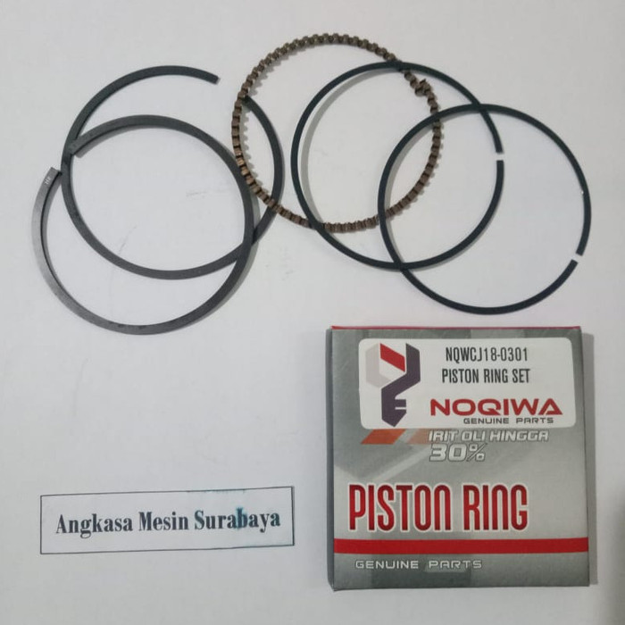 @=@=@=@=] Piston Ring Set Mesin Potong Rumput Dorong CJ18/CJ20 Noqiwa