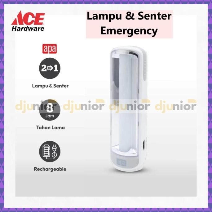 APA - LAMP EMERGENCY / LAMPU DARURAT / LENTERA SENTER by ACE HARDWARE