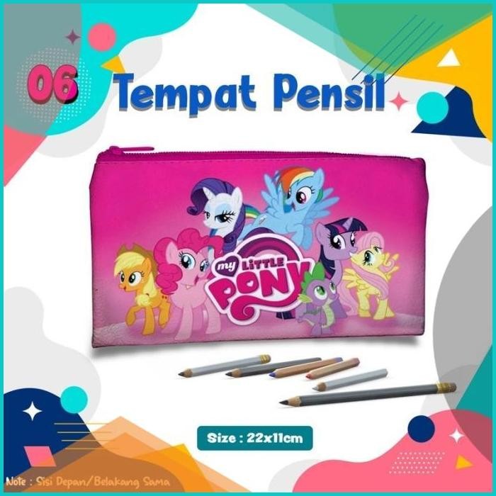 

Tempat Pensil Dompet Alat Tulis Pensil Tempat Pensil MY LITLE PONY 14