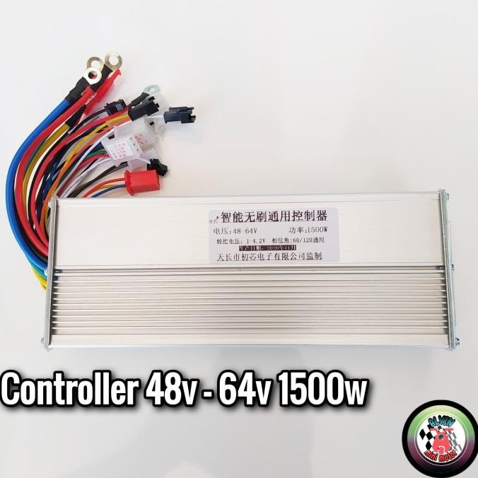 Controller Sepeda Listrik 48V 60V 64V 1500W Kontroler Universal Molis Original