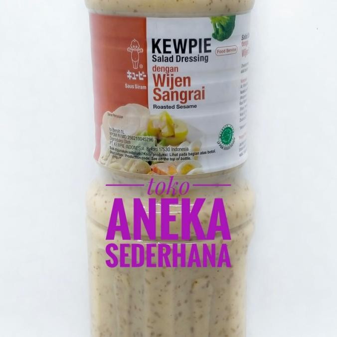 

Roasted Sesame Wijen Sangrai 1 Liter Kewpie Salad Dressing LT