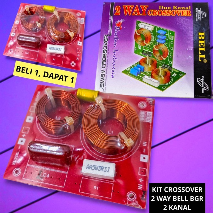 ~~~] Kit Crossover Pasif 2 Way 2 Kanal BELL BGR Original 2 Jalur