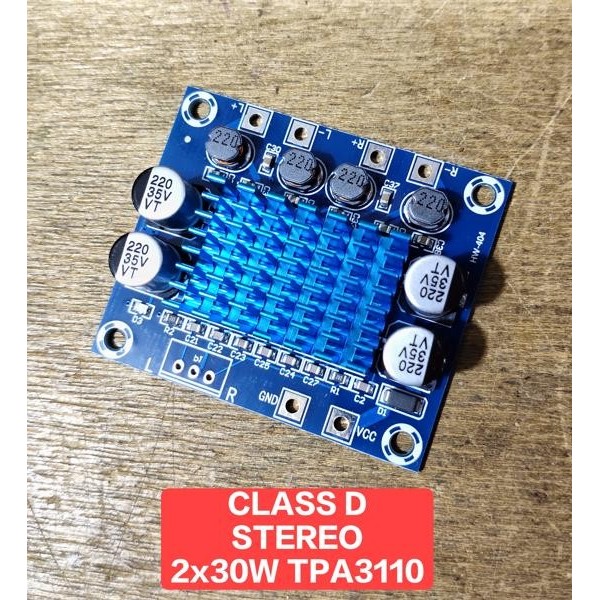 siap kirim] Kit Power Stereo Class D XH-A232 2x30w TPA3110 TPA 3110