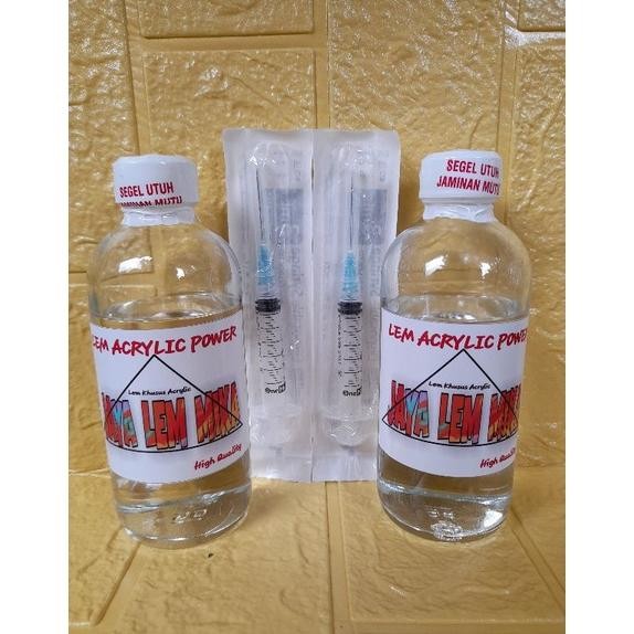 

Sale Lem Akrilik/Acrylic 250 Ml+Suntikan Flase Sale