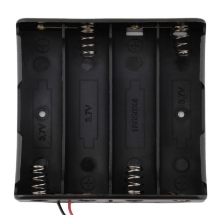 Battery Holder Tempat Kotak Case Baterai 3.7V 4X18650 4 X 18650